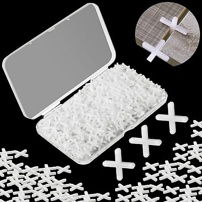 #ad 500 Pcs Tile Leveling System Spacers Cross Floor Wall Ceramic Tile Spacers $11.99