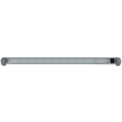 #ad 12 Volt Aluminium 24 SMD LED Swivel Rail Interior Reading Cabin Light amp; Switch AU $69.90