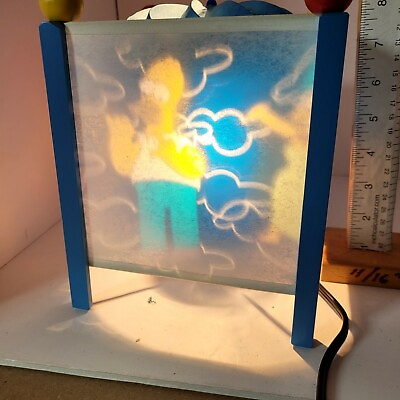 #ad Bart Simpson Magic Night Light Rotating Lamp $59.25