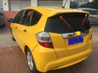 #ad Wing Spoiler Rear for 2009 2013 Honda Fit Jazz Hatchback Factory ABS Style Trunk $100.79