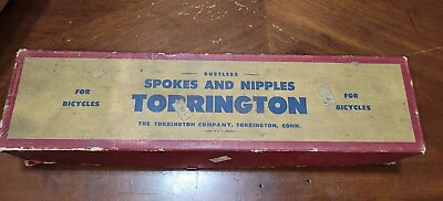 #ad Vintage Bicycle Spokes w Nipples NOS Torrington 10 5 8 269MM 36 amp;36 Pieces $75.00