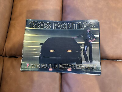 #ad 1983 Pontiac Brochure with Bonneville $3.50