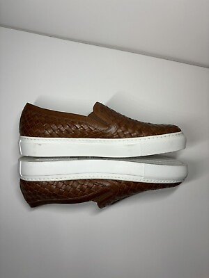 #ad M GEMI Cherchio Woven Venetian Shoes WORN 2x mens 41 EU 8.5 US Casual $75.00