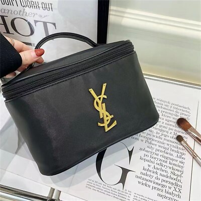 #ad Cosmetic bag YSL Yves Saint Laurent Large capacity portable Storage bags $28.99