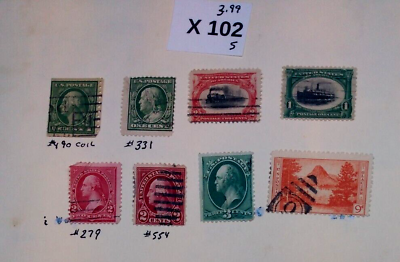 #ad 19TH CENTURY US STAMPS LOT X 102 $3.99