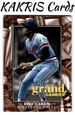 #ad TOPPS Series1 Grand Gamers #GOG 11 Rod Carew $1.99