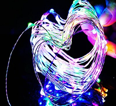 #ad LED String Lights 5m 16 ft 50 LEDs Prom Wedding Holiday Party Waterproof De... $9.85