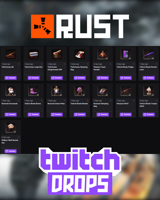 #ad Rust Twitch Rivals Twitchmas Tir 5 29 Skins Twitch Drops $4.99