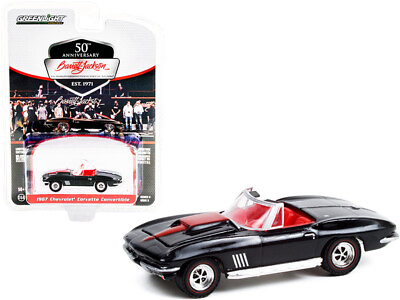 #ad 1967 Chevrolet Corvette Convertible Black w Red Stripe Red Interior Lot #1367 Ba $18.97