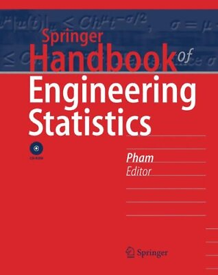 #ad SPRINGER HANDBOOK OF ENGINEERING STATISTICS SPRINGER By Hoang Pham Hardcover $196.95