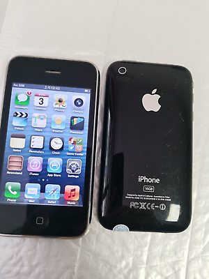 #ad full working Apple iPhone 3GS 8GB Black Unlocked A1303 GSM IOS6 $30.00