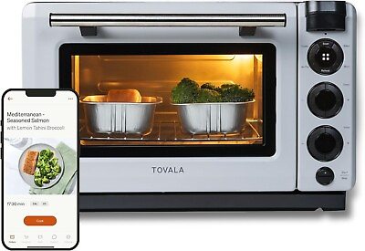 #ad Tovala Smart Oven Air Fryer 5 in 1 WiFi Countertop Convection Air Fry Toast Bake $69.00