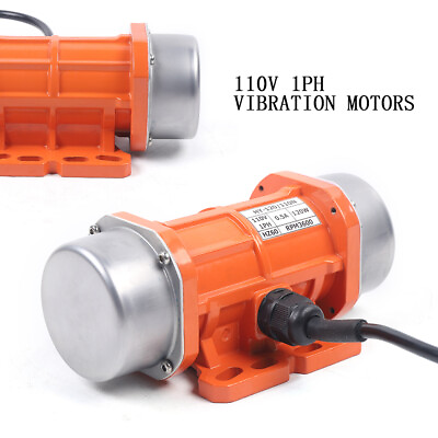#ad 120W 110V Industrial Vibration Motor 1 phas For Vibrating Screen W Controller $73.82