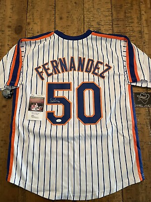 #ad Sid Fernandez Autograph Signed New York Mets Pinstripe Baseball Jersey JSA $69.99
