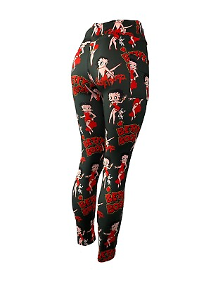 #ad Betty Boop Cartoon Icon of a Generation Leggings Multiple Sizes with POCKETS $19.97