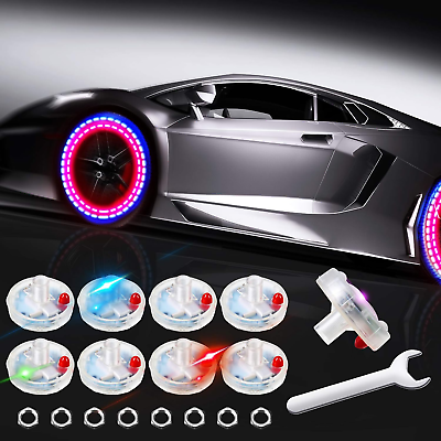 #ad Car Tire Lights Wheel Valve Stem Cap Lights Solar Led Tire Flashing Lights for $34.81