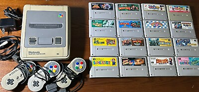 #ad Super Nintendo Console SNES Japanese NTSC J Mario Zelda Metroid Donkey Kong $175.00