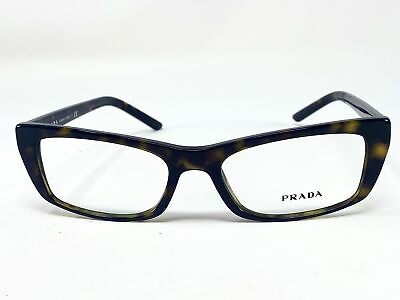 #ad New PRADA VPR10X Brown Tortoise Cat Eye Womens Eyeglasses Frame 52 17 140 $80.00
