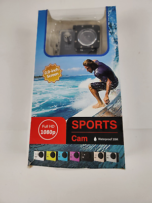 #ad Action Camera 12MP 1080P 2 Inch LCD Screen Waterproof Sports Cam 120 Degree $18.00