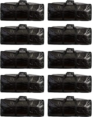 #ad Klickpick Home Black Heavy Duty Reusable Extra Large Storage Bags Laundry Bag... $35.99