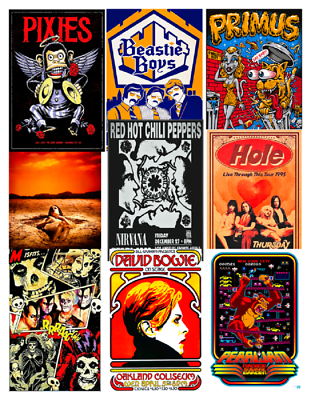 #ad Grunge Alt Rock amp; Roll Posters 90s Vintage Music Retro Decor Unframed 11x17 $12.50