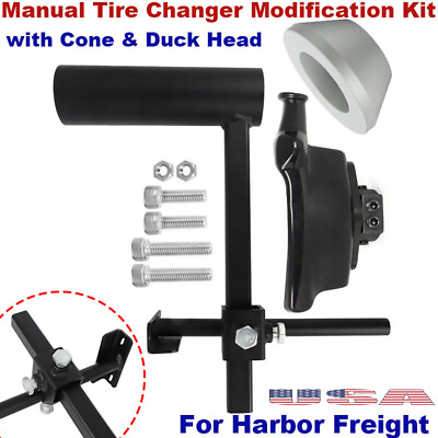 #ad 22#x27;#x27; Manual Tire Changer Modified Kit With Duck Head Mount amp; Cone Welded Kit $129.99