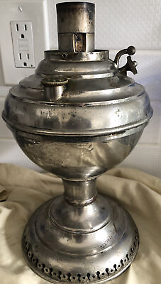 #ad Antique The New Juno No. 2 Table Oil Lamp circa 1895 Edward amp; Miller Company $70.00