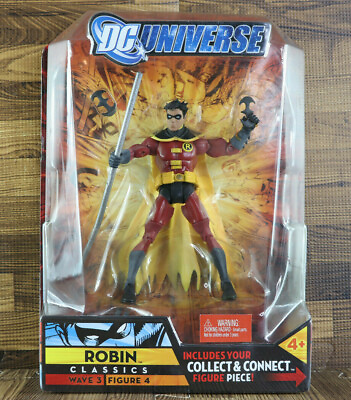 #ad 2007 DC Universe Robin Classics Wave 3 Action Figure 4 BAF $106.75