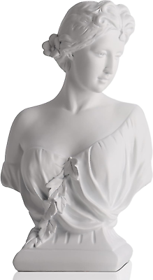 #ad 12 Artemis Bust Large Greek Goddess Statue Young Venus Plaster Portrait Lover C $79.57