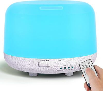 #ad LED Ultrasonic Air Purifier Humidifier Essential Aroma Oil Diffuser Aromatherapy $19.98