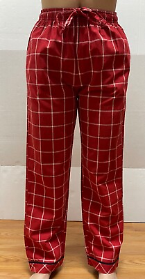 #ad TINFL Lounge Pants 100% Soft Cotton Plaid Stripes pajama sleepwear UNISEX JUNIOR $10.39