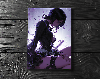 #ad Bleach Rukia Kuchiki Poster Print No Frame $24.99
