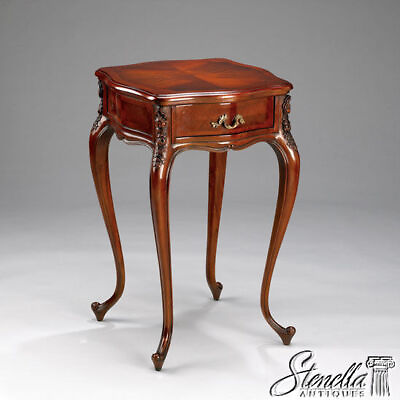 #ad L2793: French Louis XIV Style Mahogany one Drawer Nightstand New $465.00