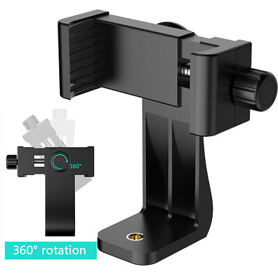 #ad Universal Cell Phone Tripod Adapter Holder Mount for iPhone Samsung Adjustable $6.99