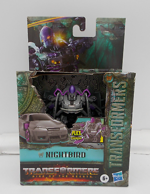 #ad Transformers Rise of the Beasts Nightbird Flex Changers Figure H2 $12.99