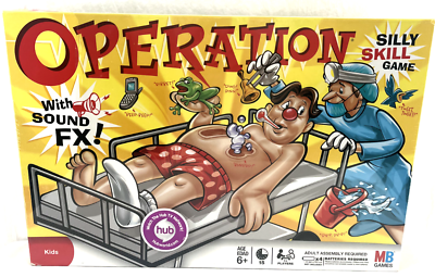 #ad NEW Operation Hasbro Games Entertainment Silly Skill Board Game 1 Players $25.49