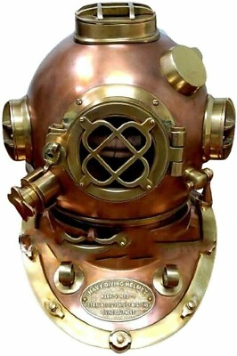 #ad New Diving Helmet Vintage Anchor Marine Rare Antique Old Divers Helmet gift item $207.28