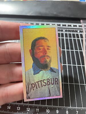 #ad Post Malone Iconic Custom Cigarette Card Refractor $4.75