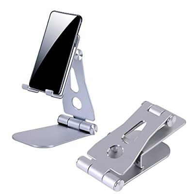 #ad Portable Fully Foldable Desk Cell Phone HolderAdjustable Aluminum Alloy Desk... $17.75