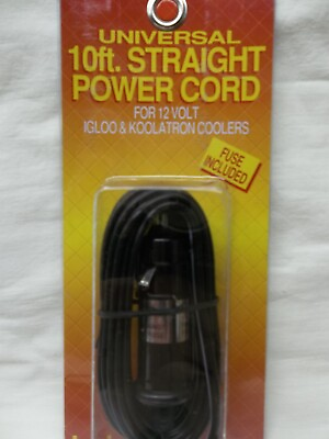 #ad 12 VOLT DC 10 FT. POWER CORD FOR MOST IGLOO amp; KOOLATRON amp; OTHER 12 VOLT COOLERS $9.98