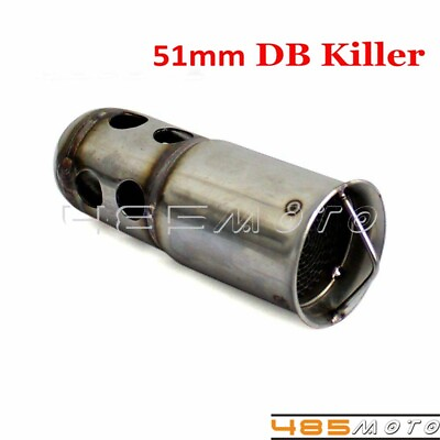 #ad Universal 51mm Exhaust Muffler DB Killer Can Insert Removable Silencer Baffle $12.87