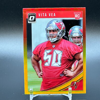 #ad 2018 Donruss Optic Rookies Red and Yellow Vita Vea #104 Rookie RC $10.99