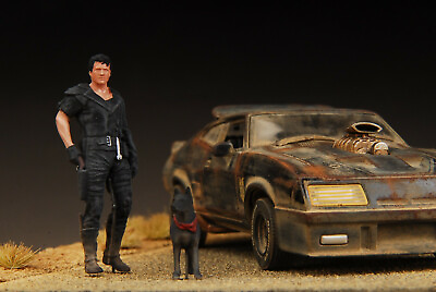 #ad 3D PRINT figures 1 43 Mad Max fit 1:43 car street stand diorama $4.50
