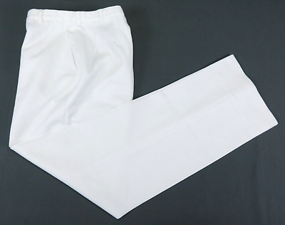 #ad US Navy Women#x27;s Pants 10 MR Misses Regular White Summer Officer Dress Slacks $14.65