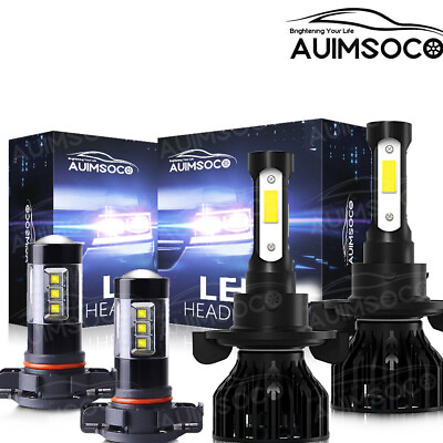 #ad Led Headlightgs 9008H16 Led Headlights High or low beam Fog light 4Pcs combo $45.99