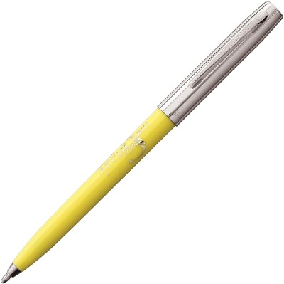 #ad Fisher Space Pen Apollo 13 Cap O Matic Yellow Bodied Pen Writes in Extreme Cond $15.59