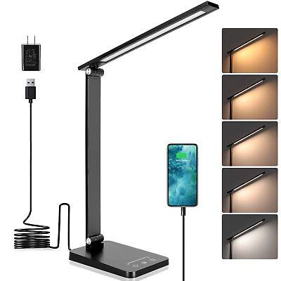 #ad Desk Lamp LED Desk Lamp Desk Lamp for Home Office 5 Color Modes Dimmable D... $27.57