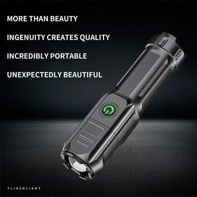 #ad Portable Waterproof T6 LED Flashlight Light Telescopic Focusing Aluminum Alloy $14.99