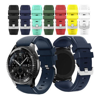 #ad Replacement Silicon Sport Watch Band Strap For Samsung Gear S3 Frontier Classic $8.99