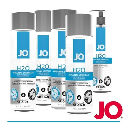 #ad System Jo H2O Lube Water Based PREMIUM Personal Lubricant CHOOSE SIZE $50.00